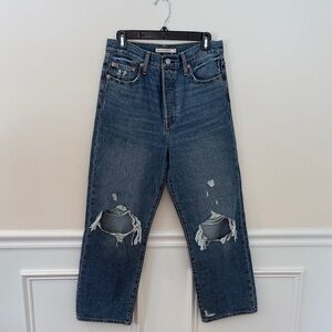 Levi's Ribcage Distressed Women's Straight ankle